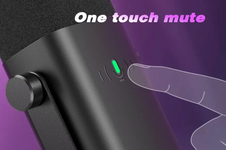 Gaming Microphone with LED Effects