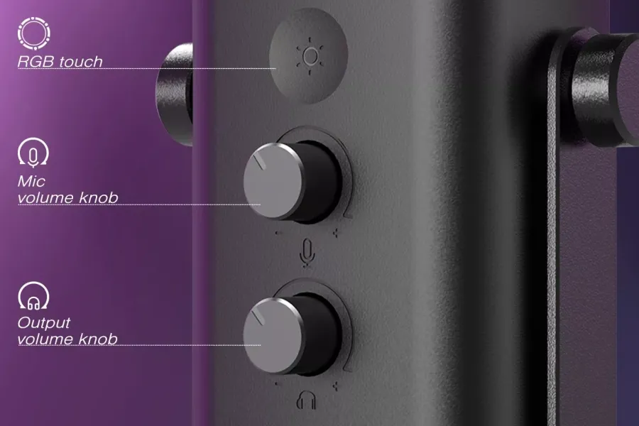 Gaming Microphone with LED Effects